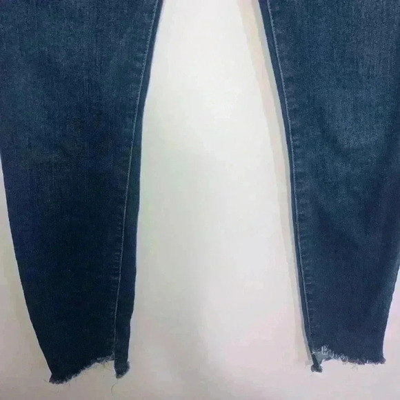 Frame Le Skinny de Jeanne Raw Cut out Hem Crop Jeans - Picture 4 of 10